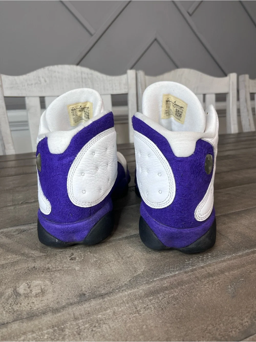Nike Air Jordan 13 Lakers Purple OG Sneakers Size 10.5
